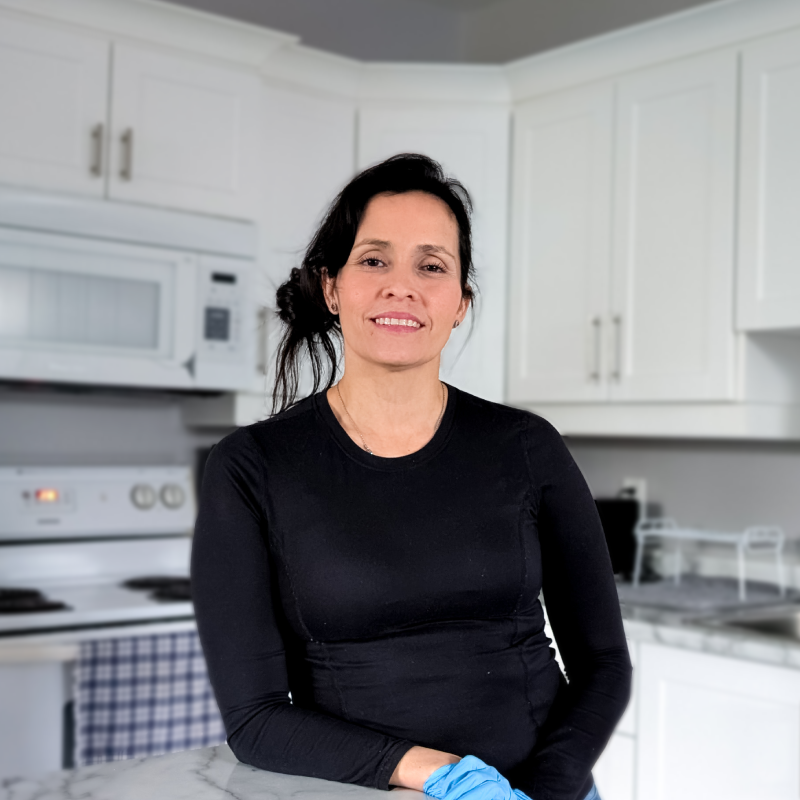 Dafnee Marie Alvarado, owner of D.M. Alvarado Cleaning